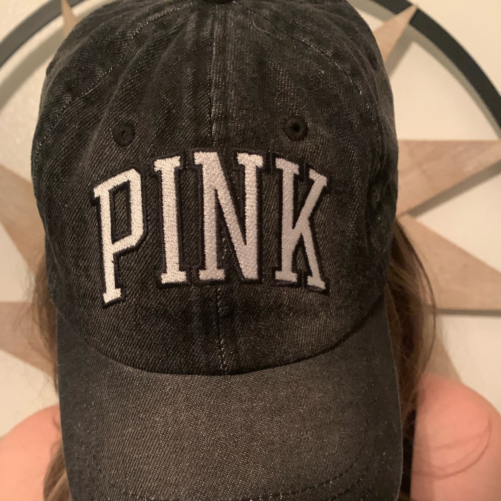 Pink brand baseball style hat